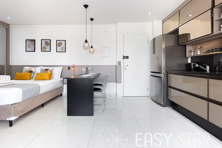 Easy Star - Studio Amplo e Confortável no Campo Belo - NP01G
