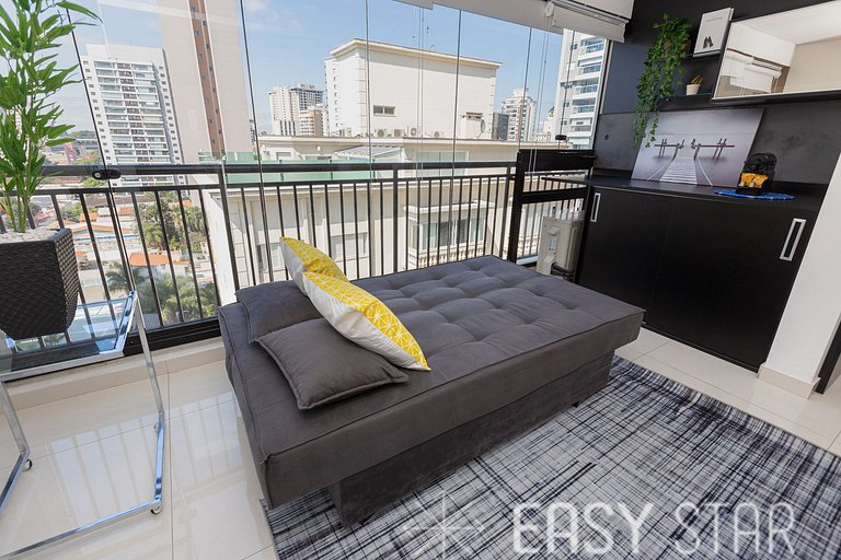 Easy Star - Studio Amplo e Confortável no Campo Belo - NP01G