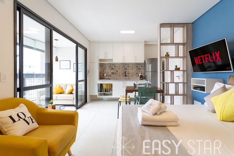 Easy Star - Studio encantador ao lado Aero - LJ01H