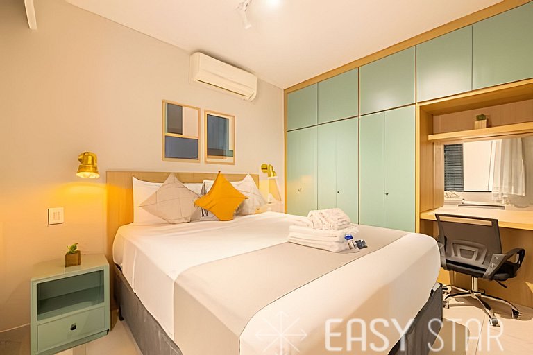 Lindo apartamento em Flat residencial com Vaga