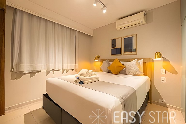 Flat Moderno com vaga no Jardim Paulista