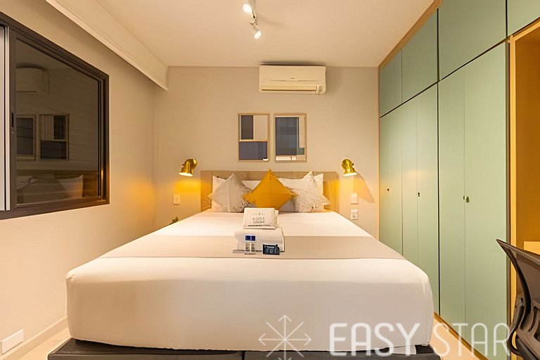Flat Moderno com vaga no Jardim Paulista