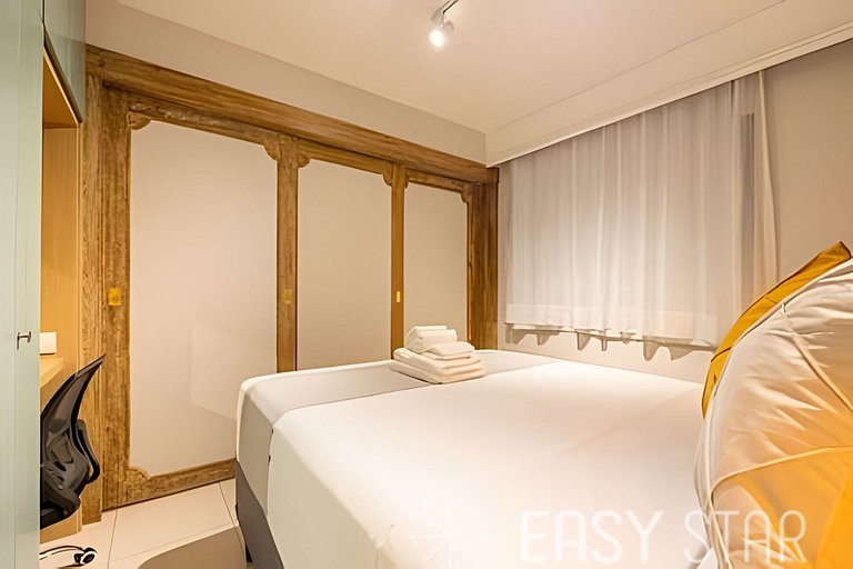 Flat Moderno com vaga no Jardim Paulista