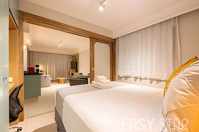 Flat Moderno com vaga no Jardim Paulista