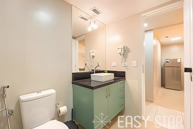Flat Moderno com vaga no Jardim Paulista
