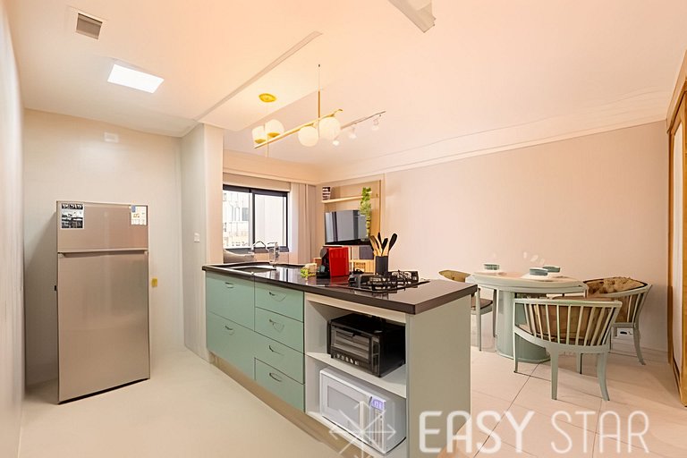 Flat Moderno com vaga no Jardim Paulista