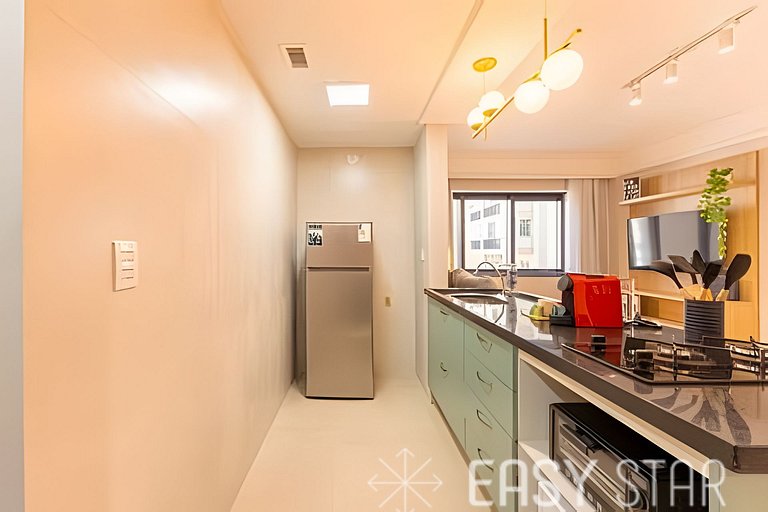 Flat Moderno com vaga no Jardim Paulista