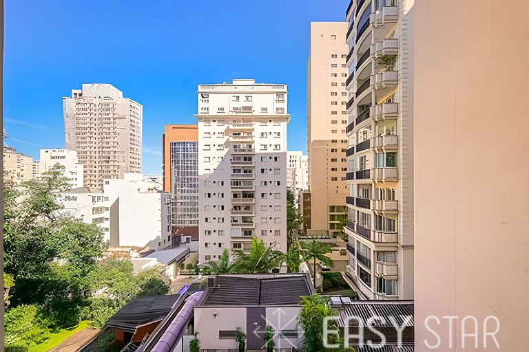 Flat Moderno com vaga no Jardim Paulista