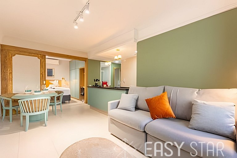 Flat Moderno com vaga no Jardim Paulista