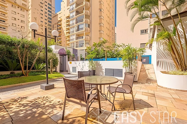 Flat Moderno com vaga no Jardim Paulista