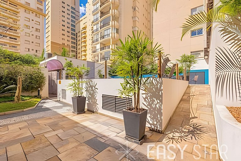 Flat Moderno com vaga no Jardim Paulista