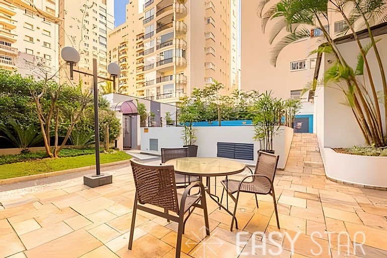 Flat Moderno com vaga no Jardim Paulista