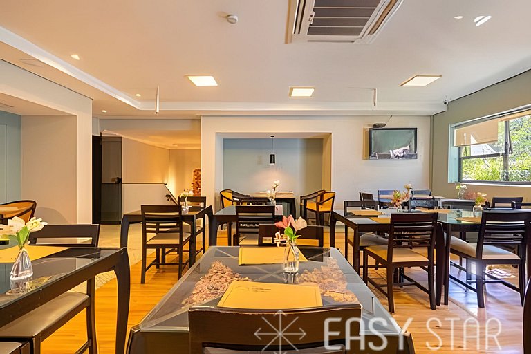Flat Moderno com vaga no Jardim Paulista