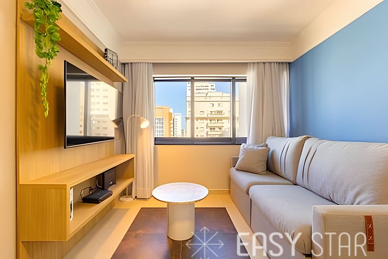 Lindo Flat C/Vaga no Jardim Paulista