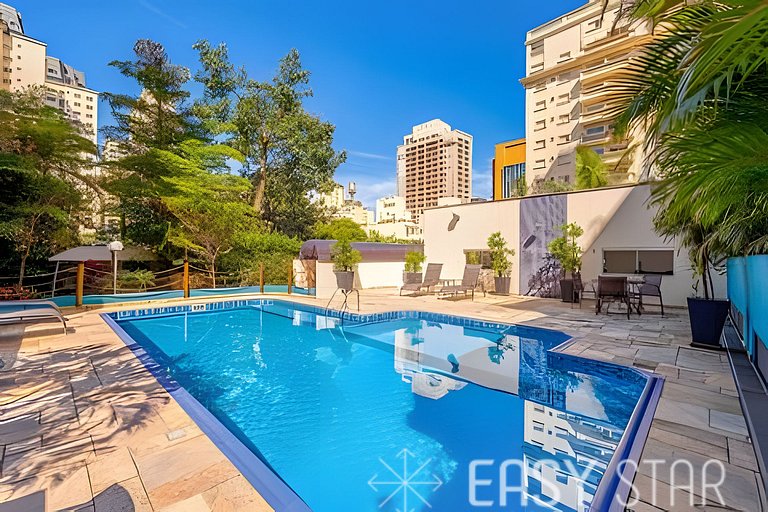 Lindo Flat C/Vaga no Jardim Paulista