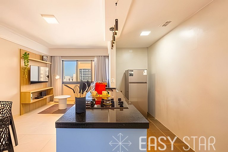 Lindo Flat C/Vaga no Jardim Paulista