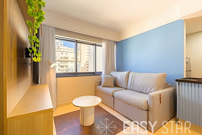 Lindo Flat C/Vaga no Jardim Paulista