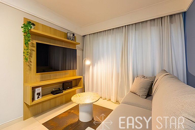 Lindo Flat C/Vaga no Jardim Paulista