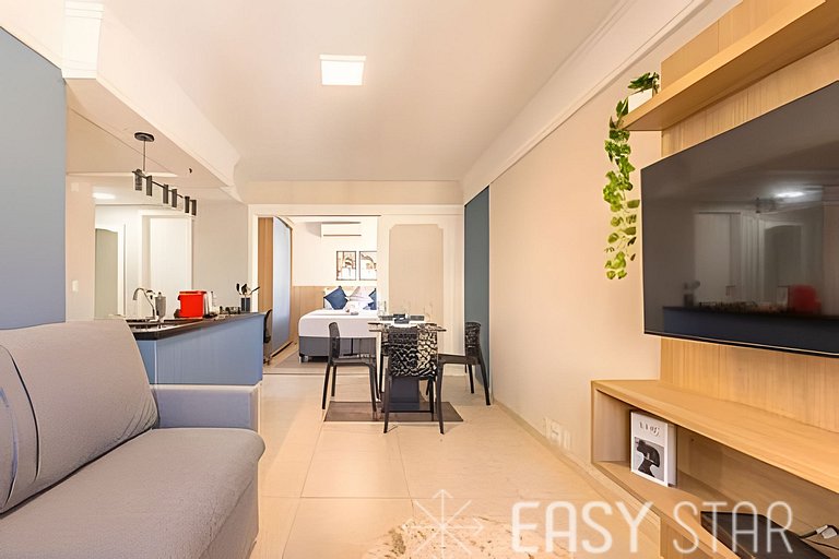 Lindo Flat C/Vaga no Jardim Paulista
