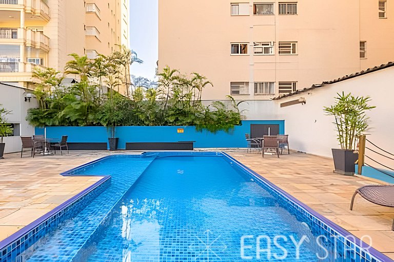Lindo Flat C/Vaga no Jardim Paulista