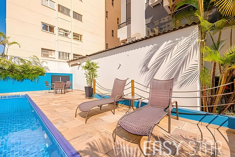 Lindo Flat C/Vaga no Jardim Paulista