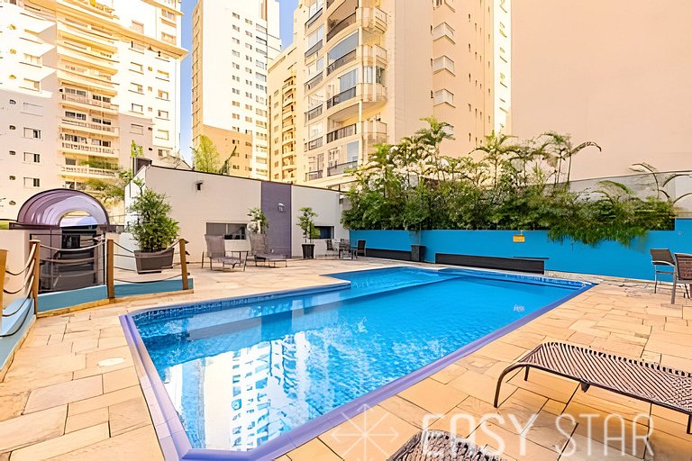 Lindo apartamento em Flat residencial com Vaga