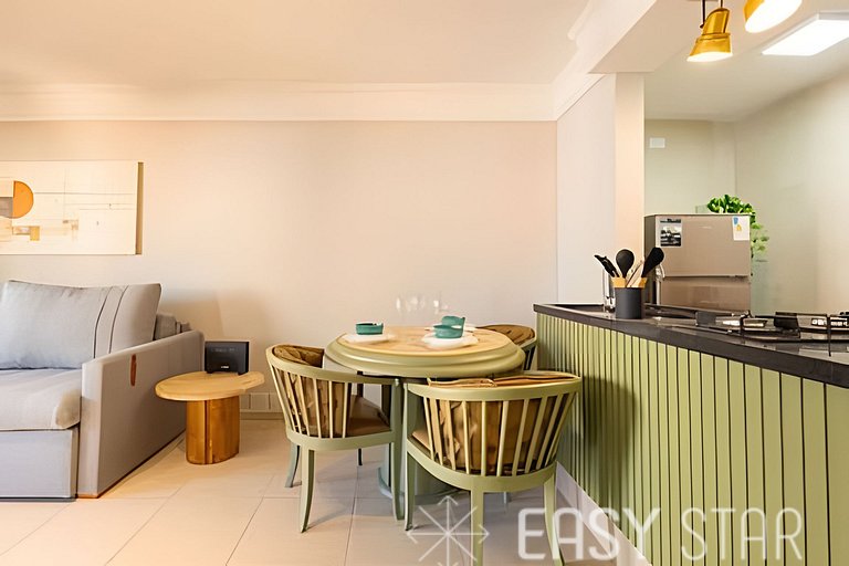 Lindo apartamento em Flat residencial com Vaga