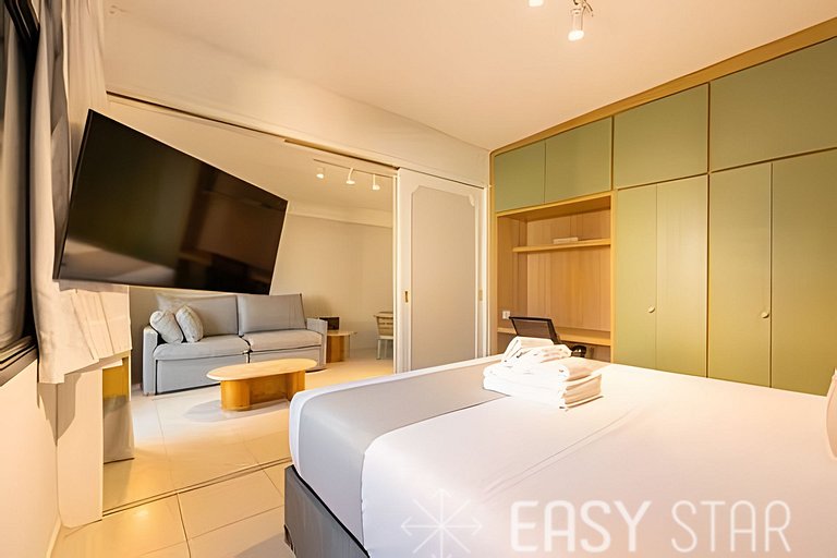 Lindo apartamento em Flat residencial com Vaga