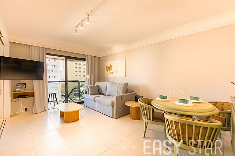 Lindo apartamento em Flat residencial com Vaga