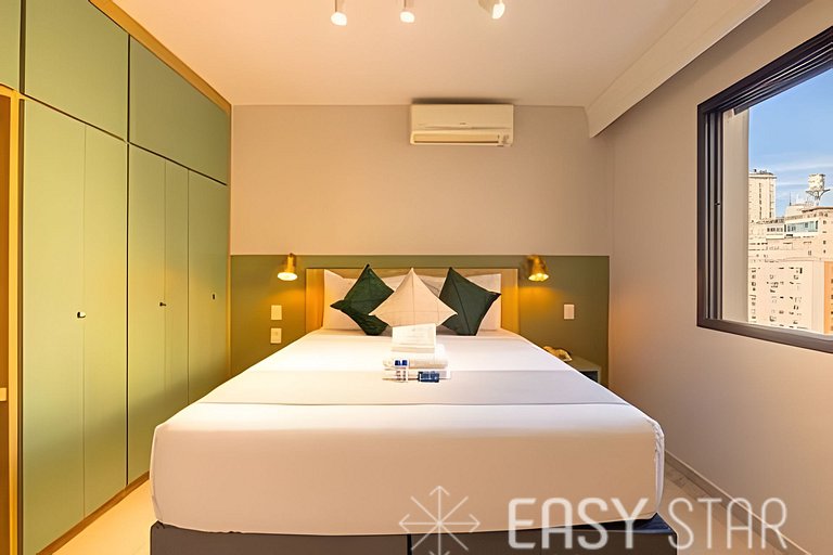 Lindo apartamento em Flat residencial com Vaga