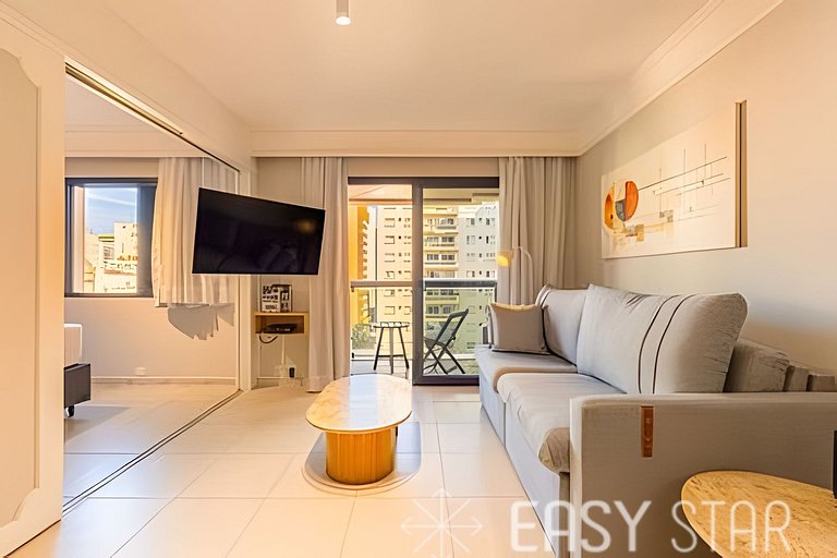 Lindo apartamento em Flat residencial com Vaga