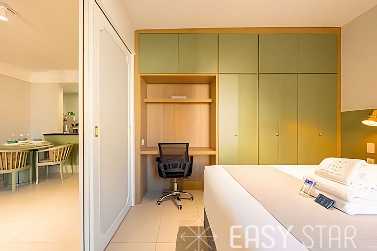 Lindo apartamento em Flat residencial com Vaga