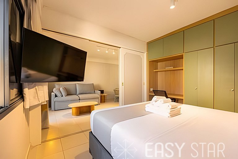 Lindo apartamento em Flat residencial com Vaga