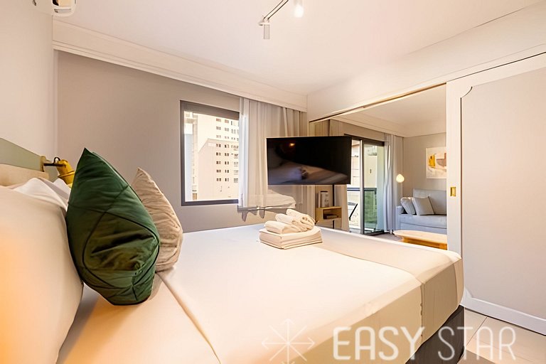 Lindo apartamento em Flat residencial com Vaga
