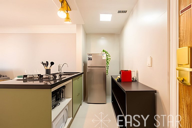 Lindo apartamento em Flat residencial com Vaga