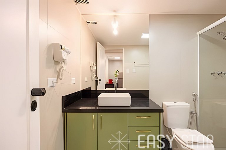 Lindo apartamento em Flat residencial com Vaga
