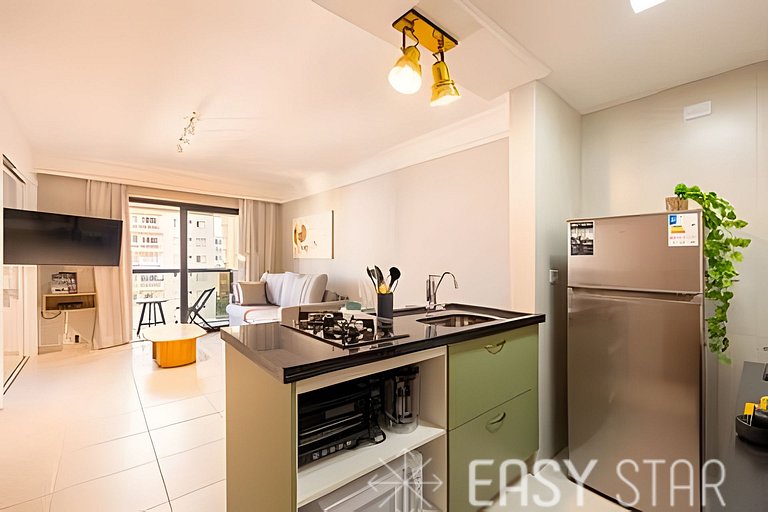 Lindo apartamento em Flat residencial com Vaga
