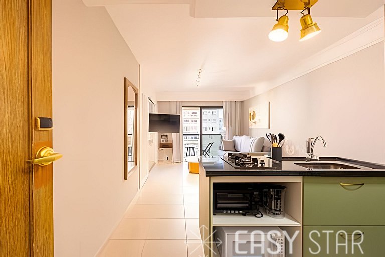 Lindo apartamento em Flat residencial com Vaga