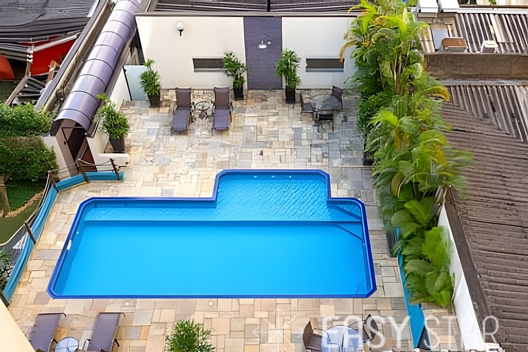 Lindo apartamento em Flat residencial com Vaga