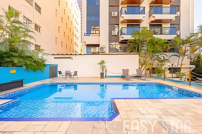 Lindo apartamento em Flat residencial com Vaga