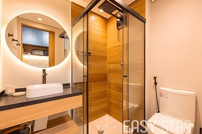 Belo studio ao lado do Shopping Eldorado