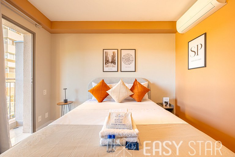 Easy Star - Charmoso studio no Brooklin - QO01I