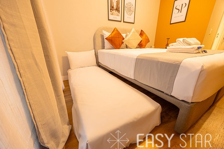 Easy Star - Charmoso studio no Brooklin - QO01I