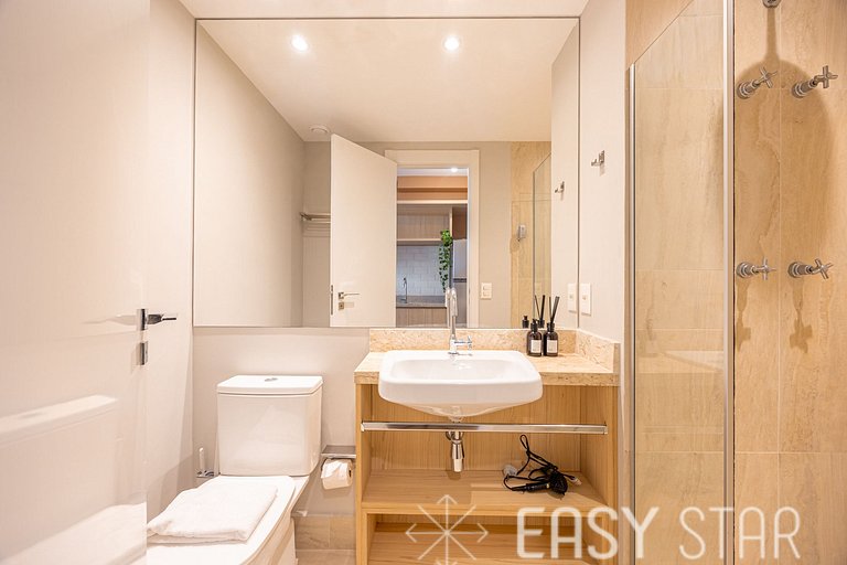 Easy Star - Charmoso studio no Brooklin - QO01I