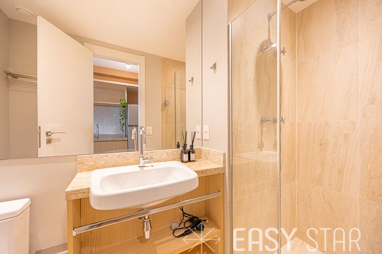 Easy Star - Charmoso studio no Brooklin - QO01I