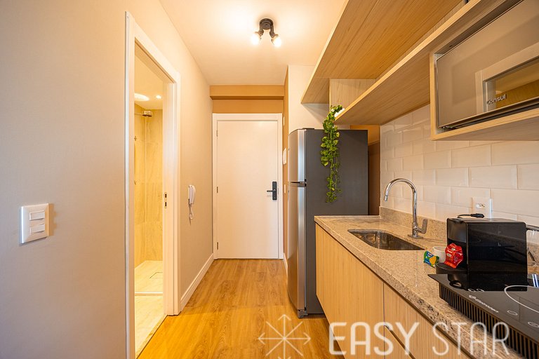 Easy Star - Charmoso studio no Brooklin - QO01I