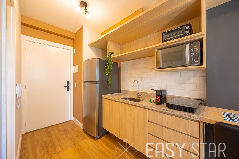 Easy Star - Charmoso studio no Brooklin - QO01I