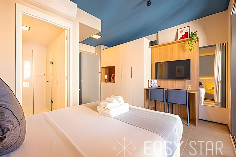 Studio moderno próx ao Metrô Campo Belo