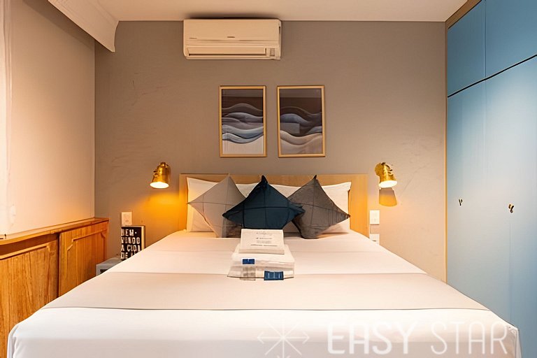 Flat moderno com vaga no Jardim Paulista