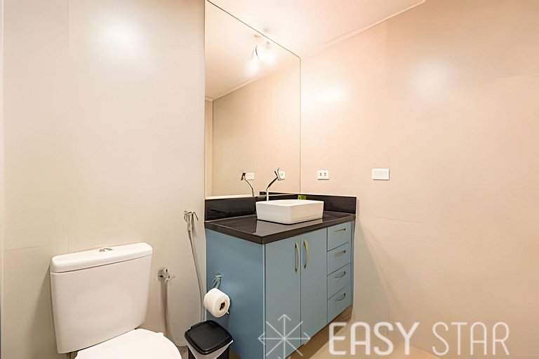 Flat moderno com vaga no Jardim Paulista